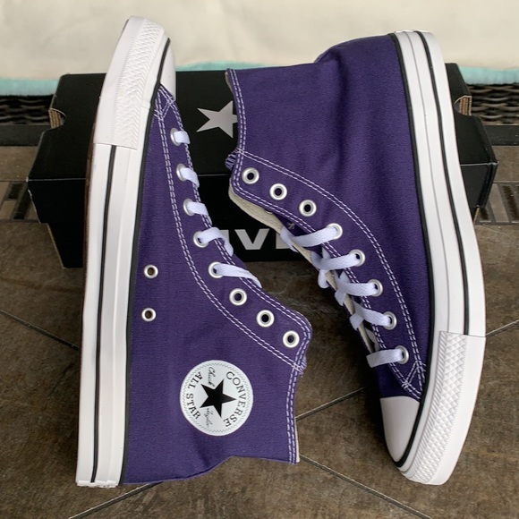 CONVERSE CTAS HI JAPANESE EGGPLANT MENS - Picture 6 of 13